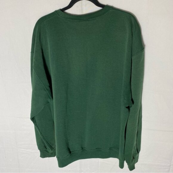 Vintage Russell Athletic Green University Of Alberta Crew Neck Sweatshirt XL - Picture 2 of 16